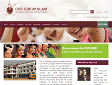 Tablet Screenshot of bssgurukulam.com